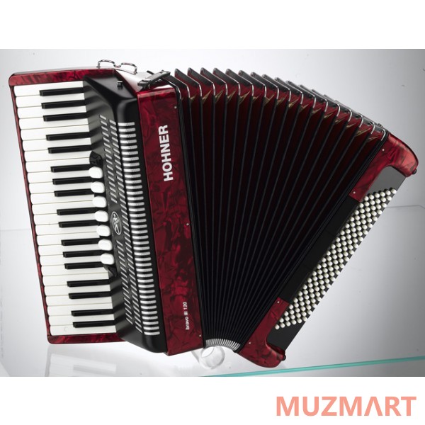 Hohner Bravo III 120 (A1083) Red Аккордеон