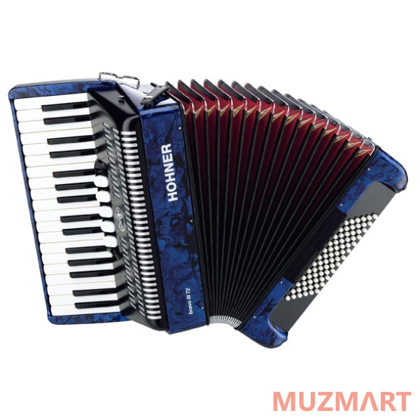 Hohner Bravo III 72 (4064) 3/4 Blue Аккордеон