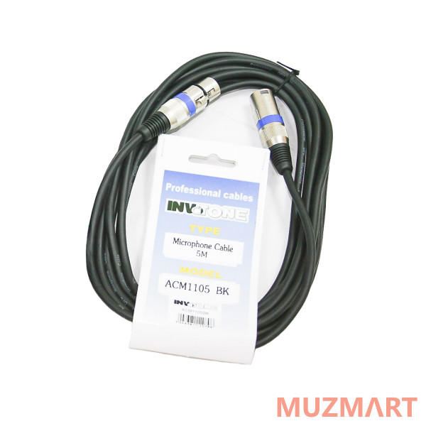 Invotone ACM1105BK Кабель микрофонный XLR-XLR