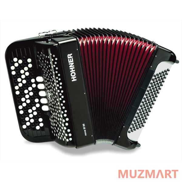 Hohner Nova III 96 (A1572/А4272) Black Кнопочный аккордеон