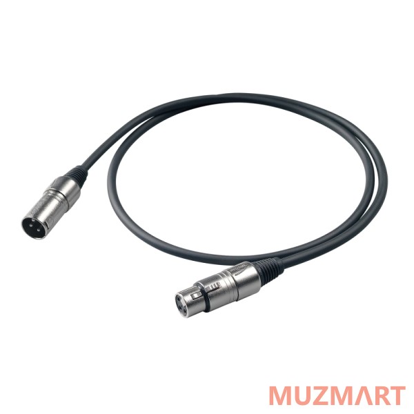 Proel BULK250LU1 Кабель микрофонный XLR-XLR, 1 м
