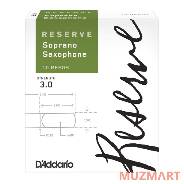Rico DIR1025 Reserve Трости для саксофона сопрано 2.5