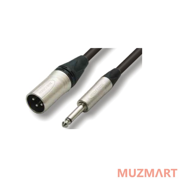Roxtone NMXJ230/3 Кабель микрофонный XLR - Jack, 3м