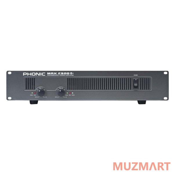 Phonic MAX 2500 Усилитель мощности, 2х750Вт/4Ом