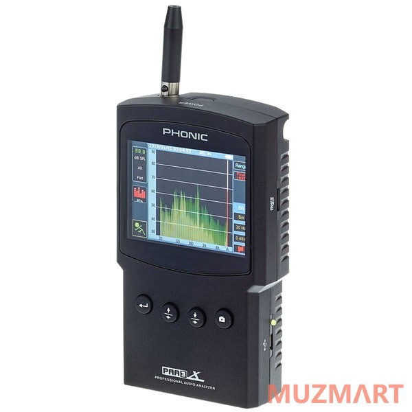 Phonic PAA3X Компактный аудио анализатор с цветным LCD экраном