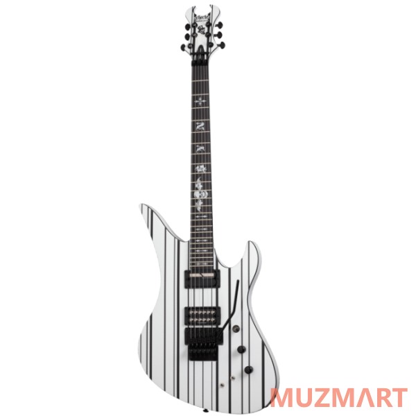 Schecter SYNYSTER CUSTOM WHT/BLK Электрогитара