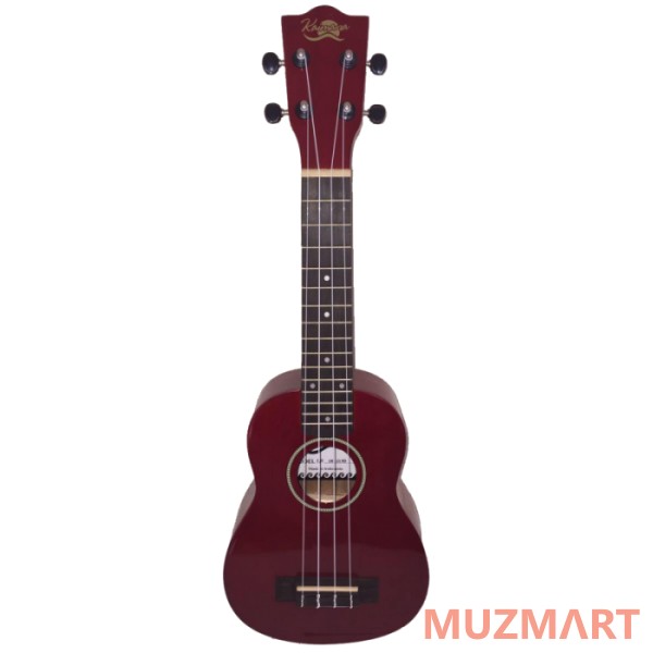 Kaimana UK-21 RDM Укулеле сопрано, цвет красный матовый