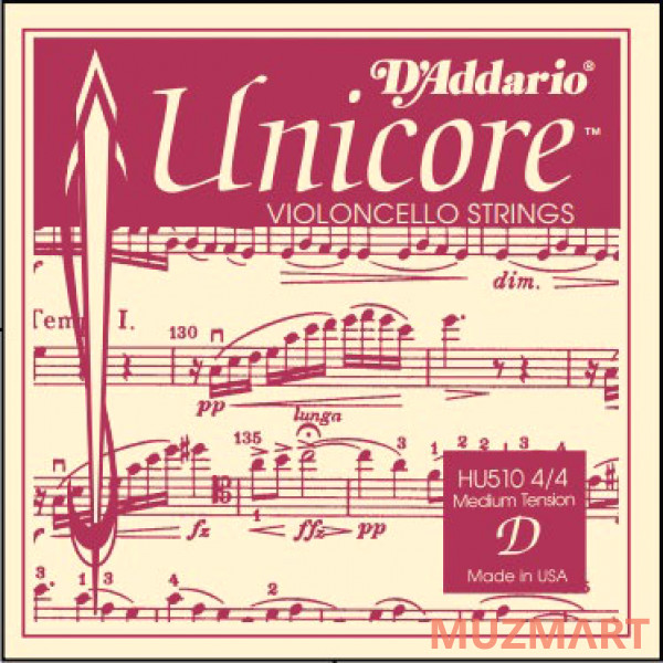 D'Addario HU510 Струны для виолончели 4/4