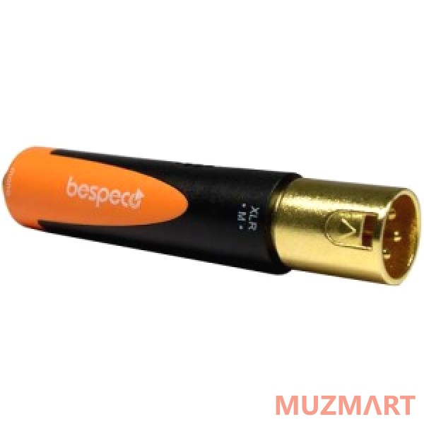 Bespeco SLAD125 Переходник XLR3M / 6.3mm mono jack F