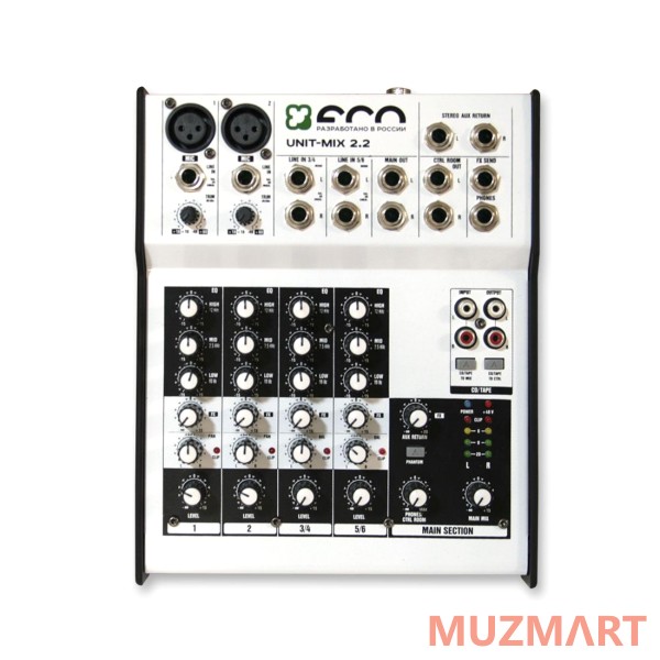 ECO UNIT-MIX 2.2 Профессиональный микшерный пульт.