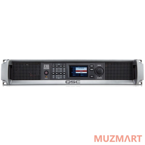 QSC CXD4.3 4-канальный усилитель с DSP обработкой, 4x625Вт/8Ом