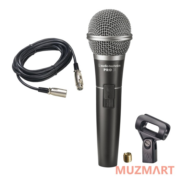 Audio-Technica PRO31 Микрофон динамический вокальный кардиоидный с кабелем XLR