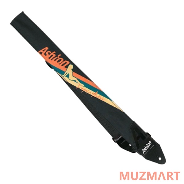 Ashton AGSD100DRB Ремень гитарный DRAGSTER BLACK