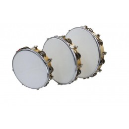 AP Percussion LTH8-12 Тамбурин с мембраной 8", 2 ряда бубенцов
