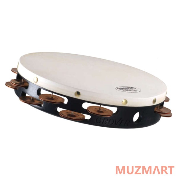 Grover T2/BC Тамбурин X-Series™, 10" двухрядные тарелочки
