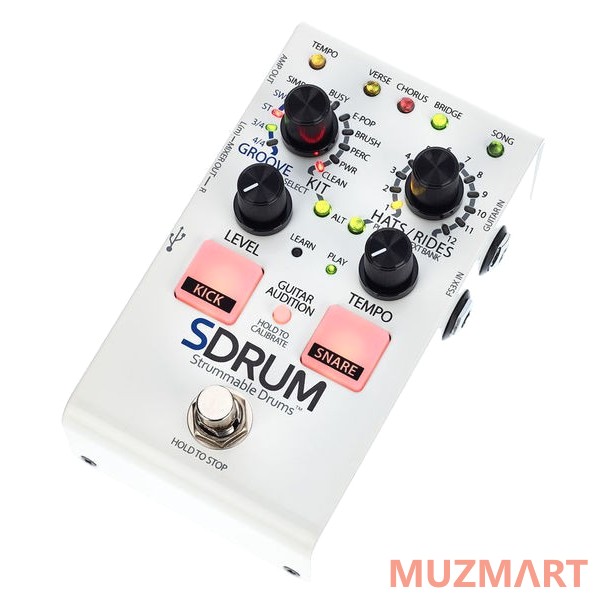 Digitech SDRUM гитарная педаль, эмулятор барабанной установки
