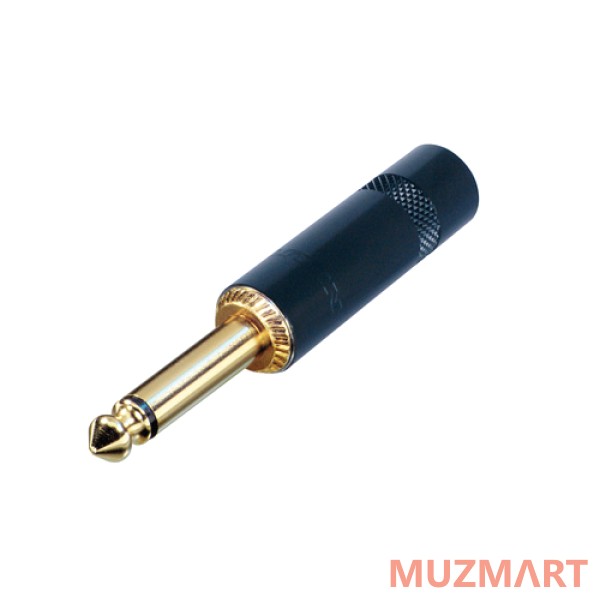 Neutrik NYS224BG кабельный разъем Jack 6.3мм TS (моно)