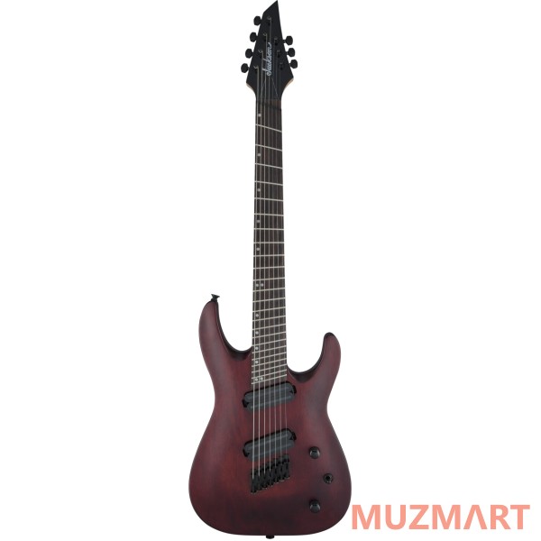 Jackson X Series Dinky Arch Top DKAF7 MS, Dark Rosewood, Stained электрогитара