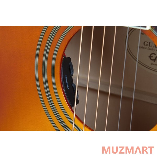 Epiphone DOVE PRO ACOUSTIC/ELECTRIC W/FISHMAN VINTAGE BROWN SUNBURST электро-акустическая гитара