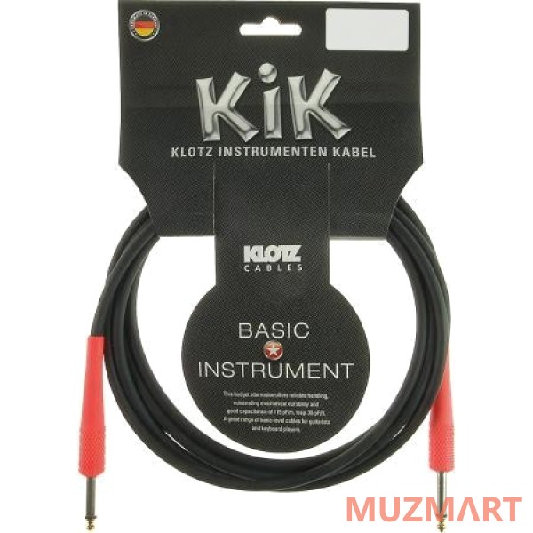 Klotz KIKC3.0PP3 готовый инструментальный кабель