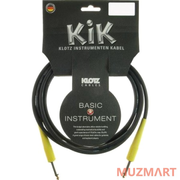 Klotz KIKC3.0PP5 готовый инструментальный кабель