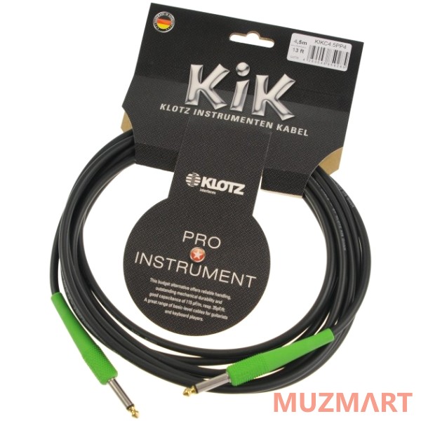 Klotz KIKC4.5 PP5 готовый инструментальный кабель