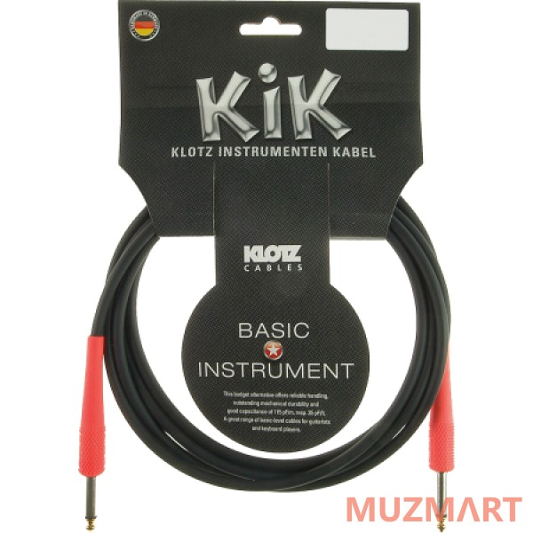 Klotz KIKC4.5PP3 готовый инструментальный кабель