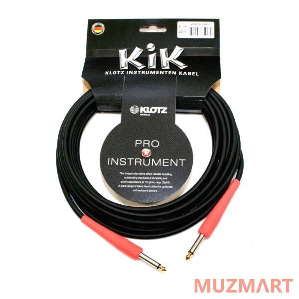 Klotz KIKC6.0PP3 готовый инструментальный кабель