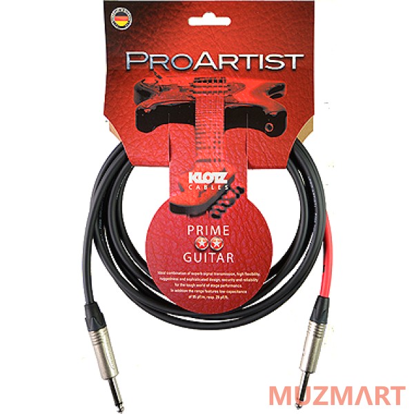 Klotz PRON030PR Pro Artist Готовый инструментальный кабель