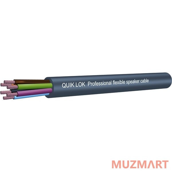 Quik Lok CA807 спикерный кабель 4 проводника, сечение 4х4 мм