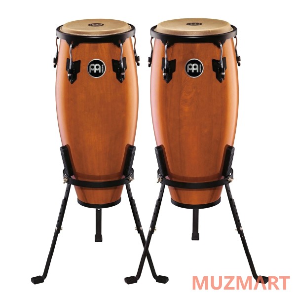 Meinl HC555MA 10' & 11' конги из дерева - клен, стойки в комплекте
