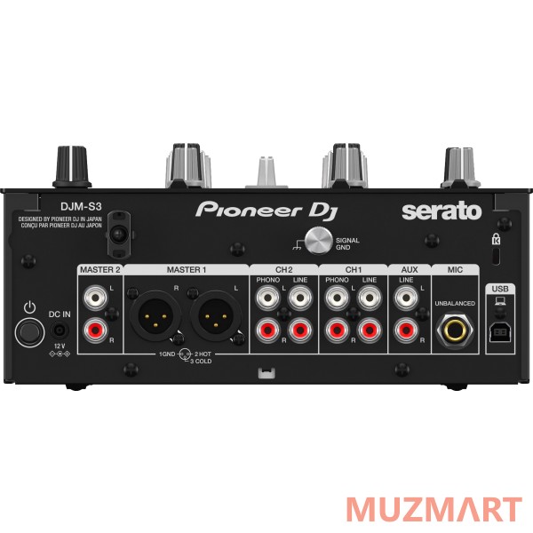 Pioneer DJM-S3 двухканальный микшер для скретча (Serato)