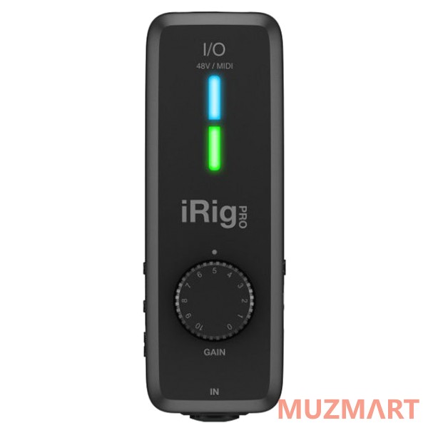 IK Multimedia iRig Pro I/O компактный аудио/midi интерфейс для iOS, Mac и PC
