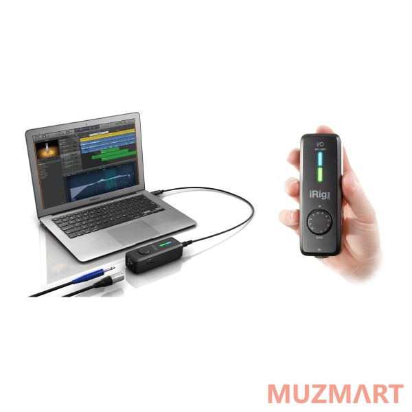IK Multimedia iRig Pro I/O компактный аудио/midi интерфейс для iOS, Mac и PC
