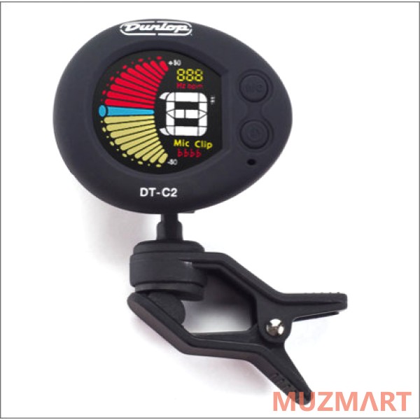 Dunlop DTC2 Deluxe Chromatic Tuner хроматический тюнер-прищепка