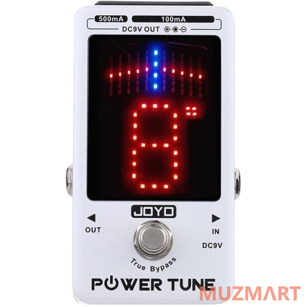Joyo JF-18 Power Tune Multi Power Supply Chromatic Pedal tuner тюнер