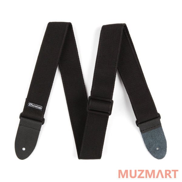 Dunlop D38-09ВК Solid Black 2" Ремень гитарный, жаккард