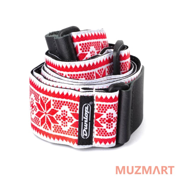Dunlop D67-02RD Jacquard Fillmore Red ремень гитарный, жаккард