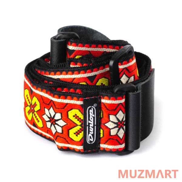 Dunlop D67-03RD Jacquard Avalon Red ремень гитарный, жаккард