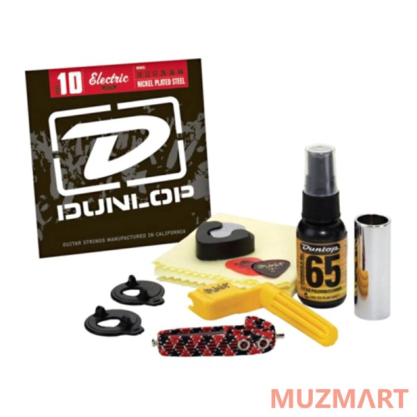 Dunlop GA52 Electric Guitar Accessory Pack With Strings Набор аксессуаров для электрогитары + струны
