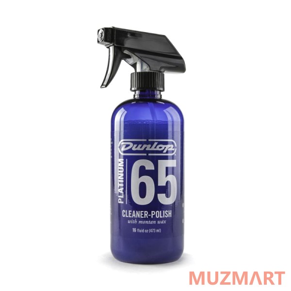 Dunlop P65CP16 Platinum 65 Cleaner Polish Spray Bottle Средство для очистки гитар, 472 мл