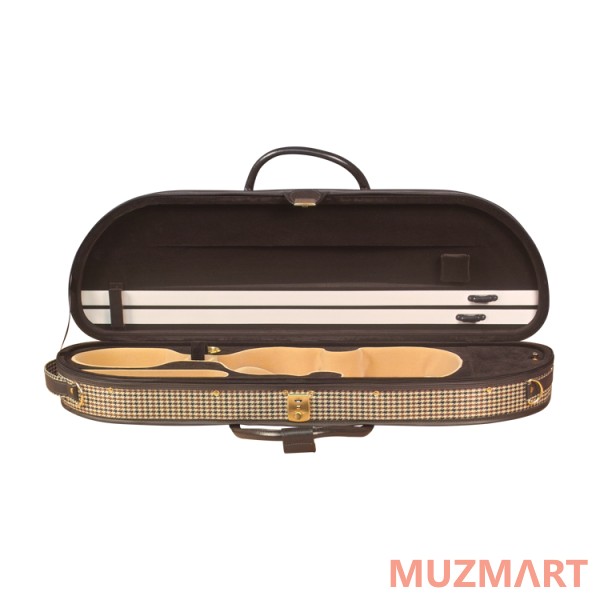 Saga Music BAKER STREET BK-4000 Deluxe Violin Case Half Moon Легкий футляр для cкрипки, с гигрометром