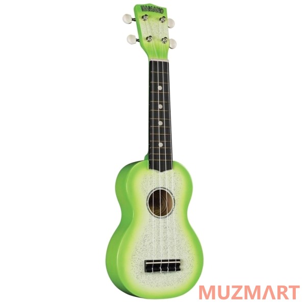 Hamano U-35GN Green Sparkle Укулеле сопрано