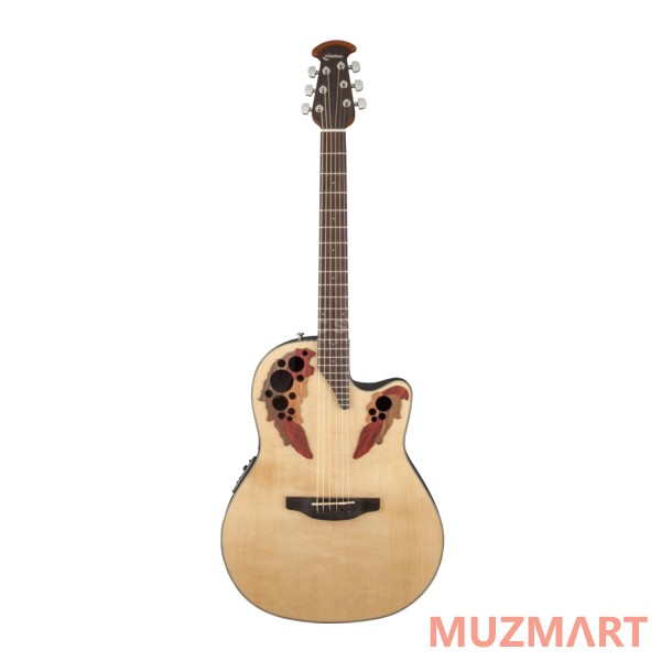 Ovation CE44-4 Celebrity Elite Mid Cutaway Natural Электроакустическая гитара