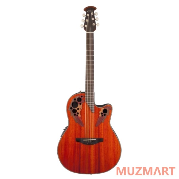 Ovation CE44P-PD Celebrity Elite Plus Mid Cutaway Padauk электроакустическая гитара