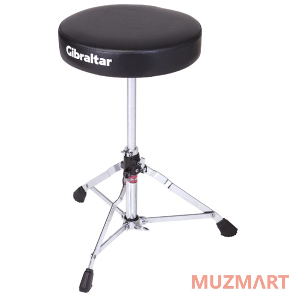 Gibraltar 5608 Drum Throne Round Vinyl Seat легкий стул для барабанщика