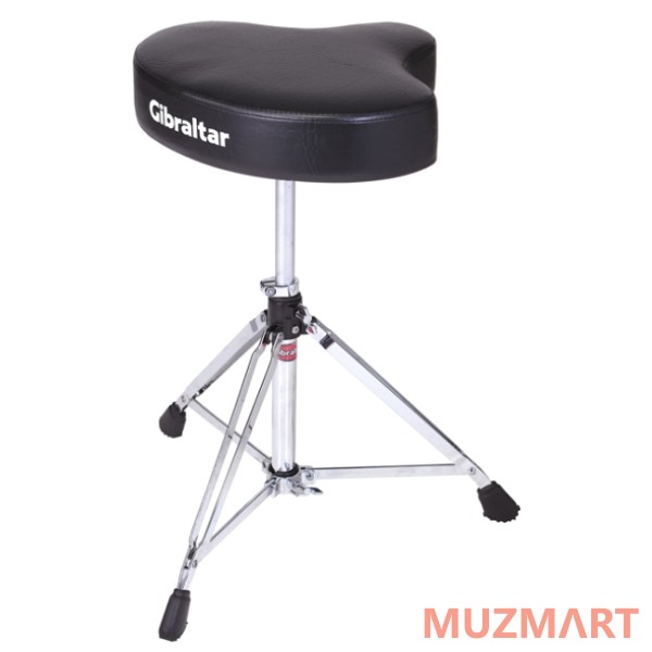 Gibraltar 6608 Drum Throne Motocycle Style Vinyl Seat стул для барабанщика