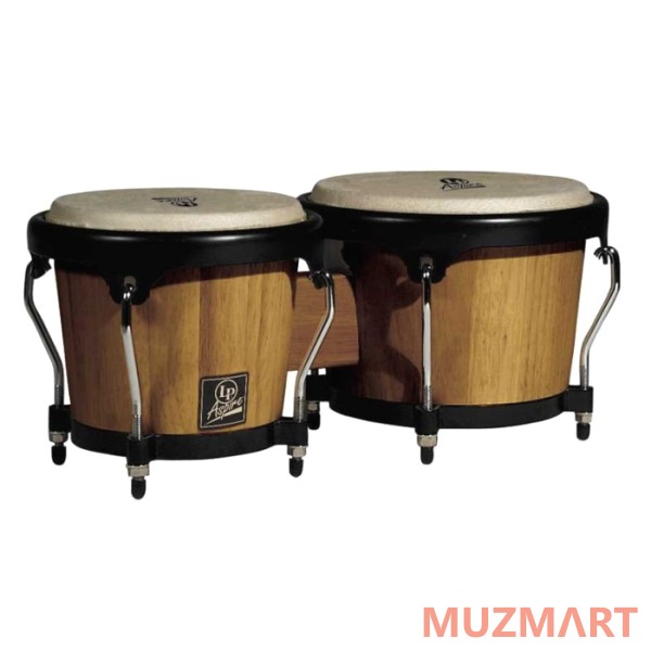 Latin Percussion LPA601-DW Aspire Wood Bongos Dark Wood/Chrome комплект бонго