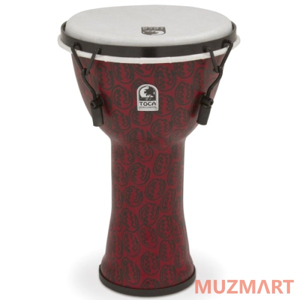 Toca TF2DM-9RM Freestyle II Mechanically Tuned Red Mask Джембе 16,5" х 9"