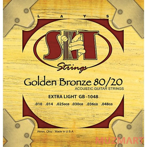 SIT Strings GB1048 Струны золотая бронза